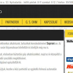 Ohm Elektronikai Szaküzlet