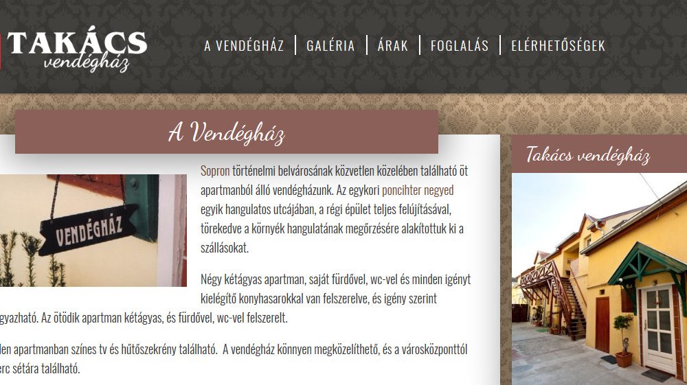 Takács Vendégház Sopron