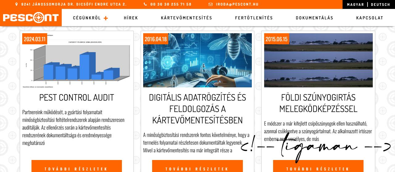tigaman webdesign sopron