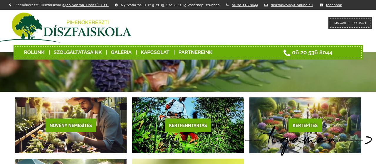 tigaman webdesign sopron