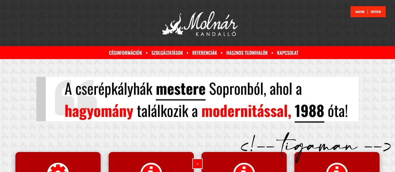 tigaman webdesign sopron