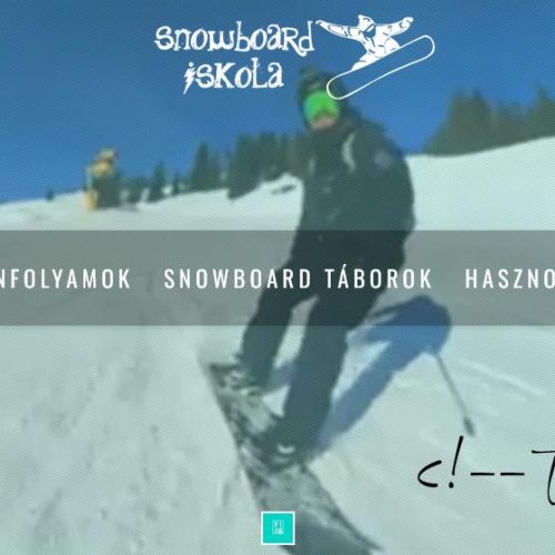 Snowboard Iskola